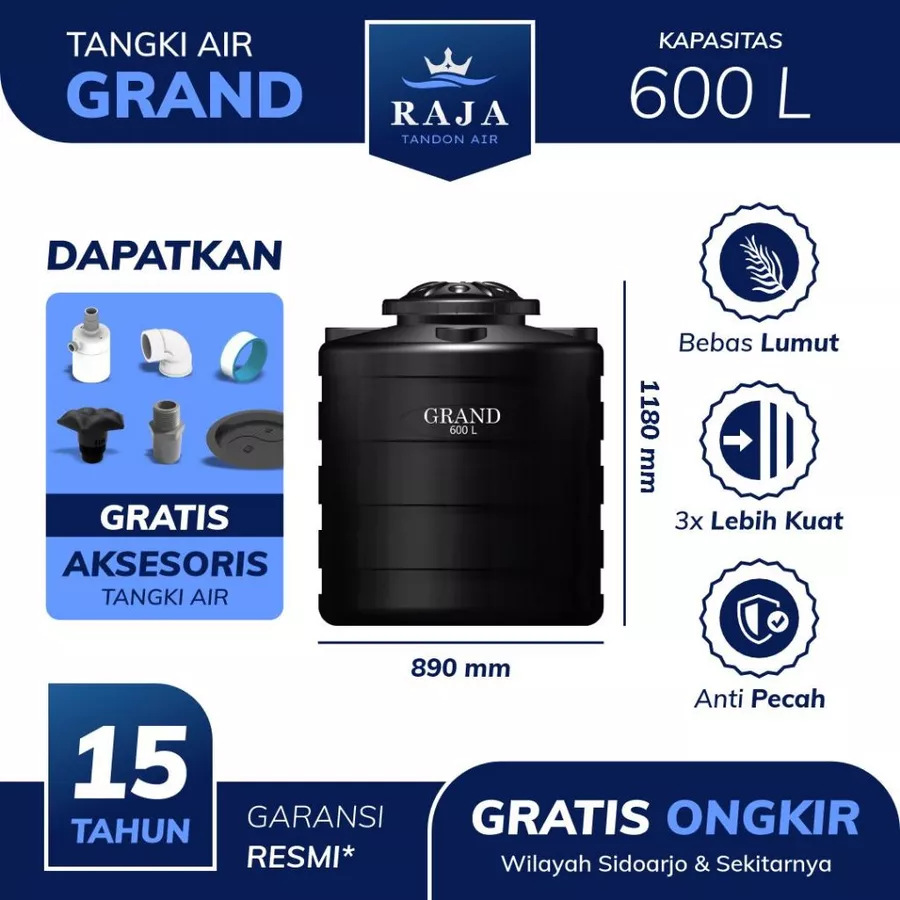 Tandon Air Grand 600 Liter