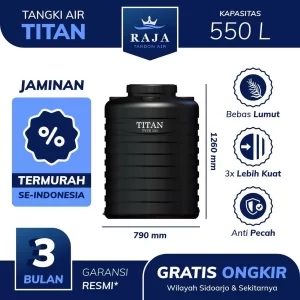 Tangki Toren Tandon air Titan Blow 550 Liter