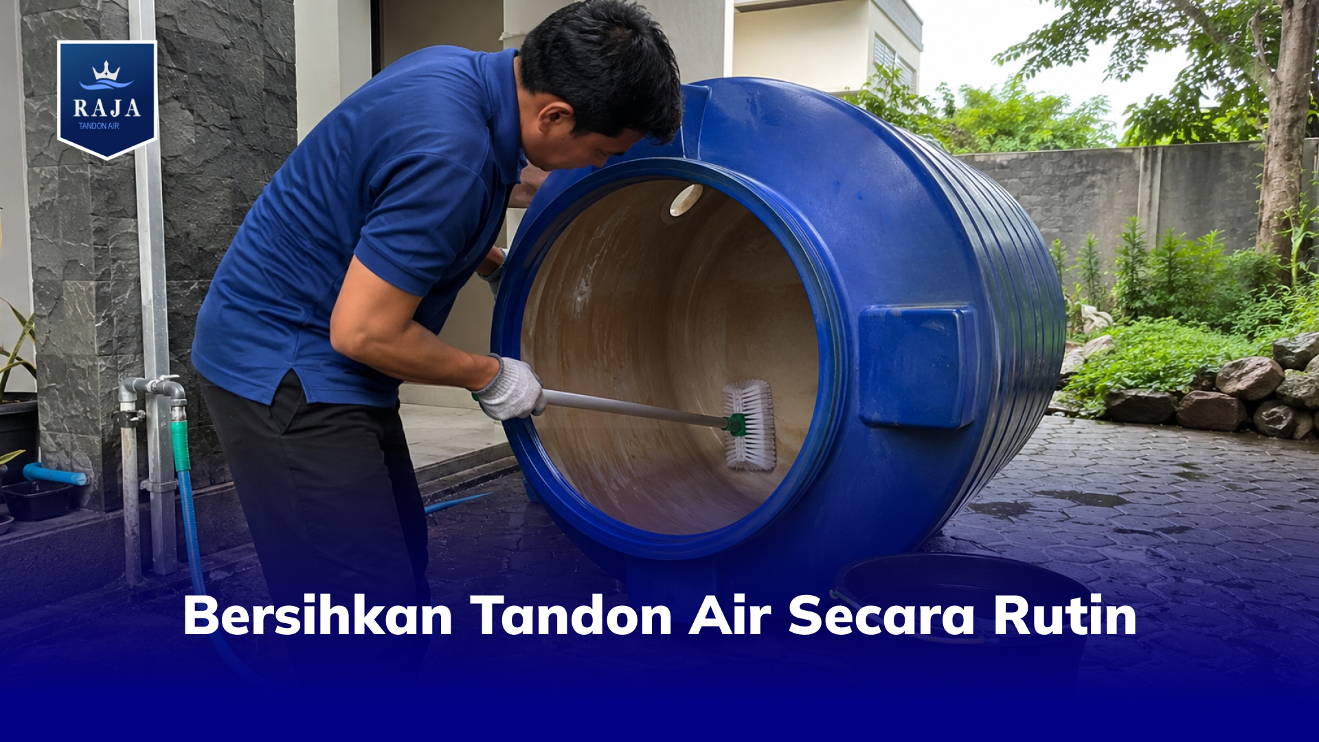 Bersihkan Tandon Air Secara Rutin