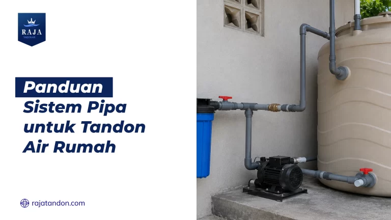 Panduan Sistem Pipa untuk Tandon Air Rumah