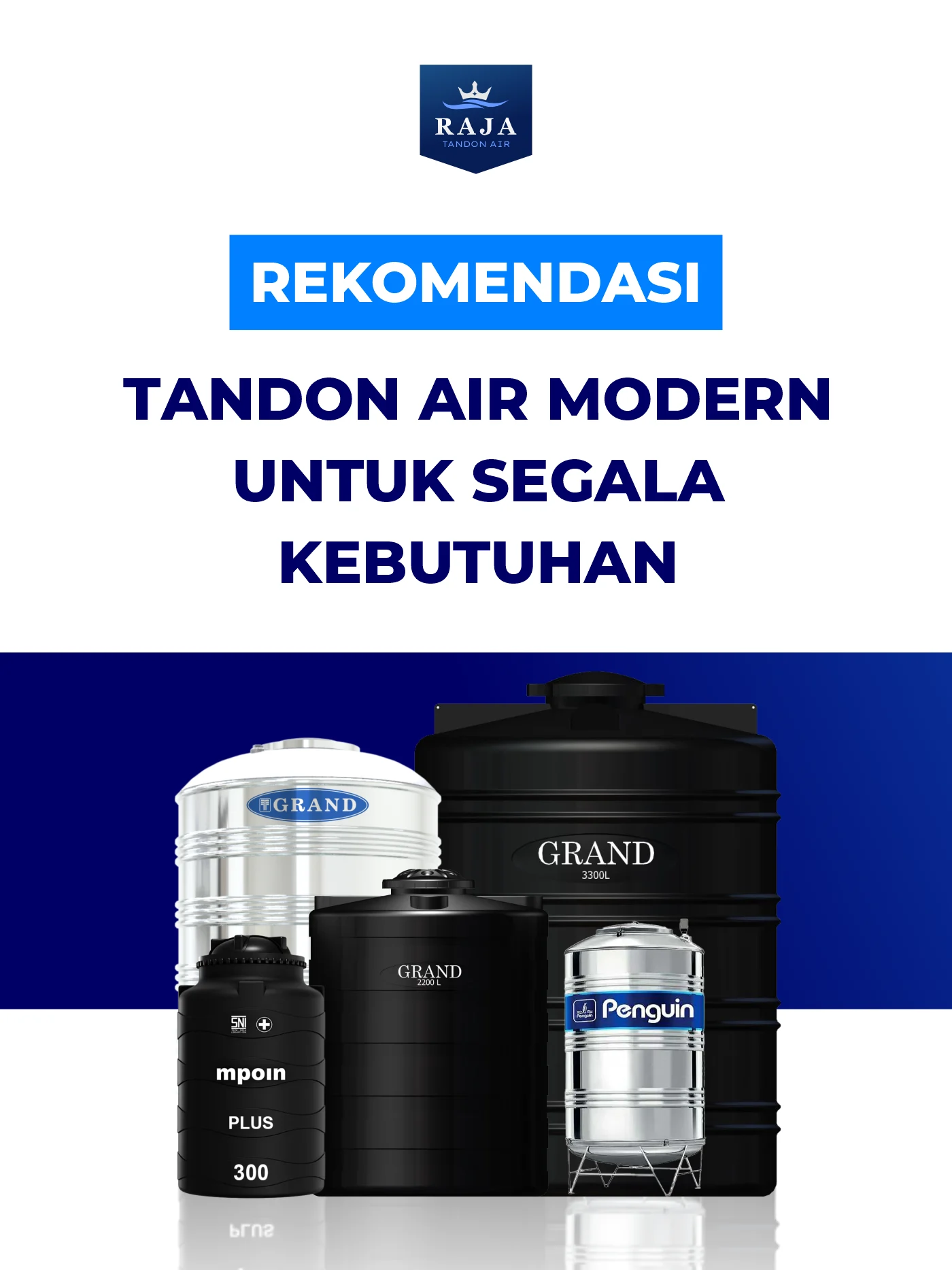 Rekomendasi Tandon Air Modern untuk Segala Kebutuhan