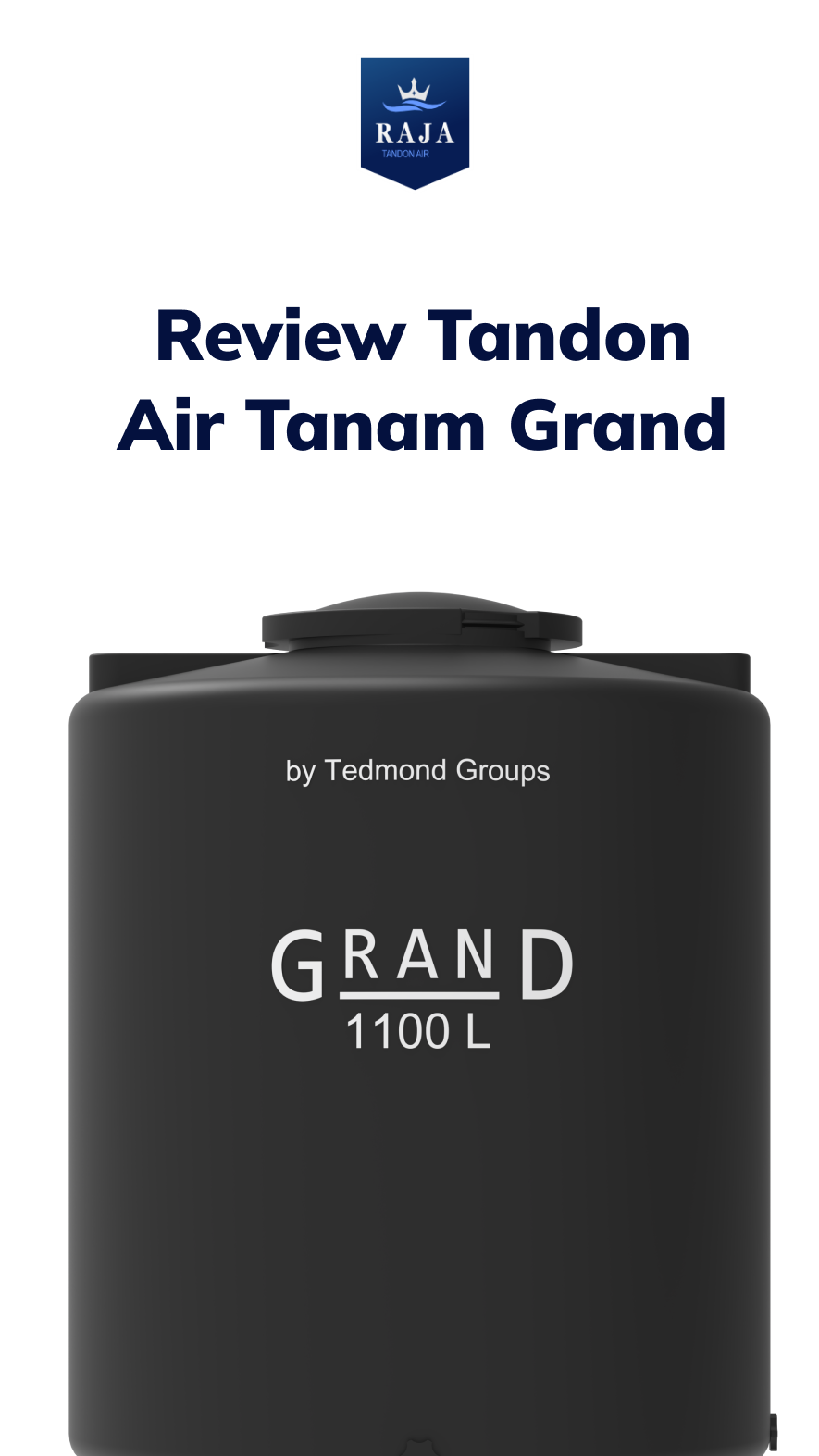 Review Tandon Air Tanam Grand