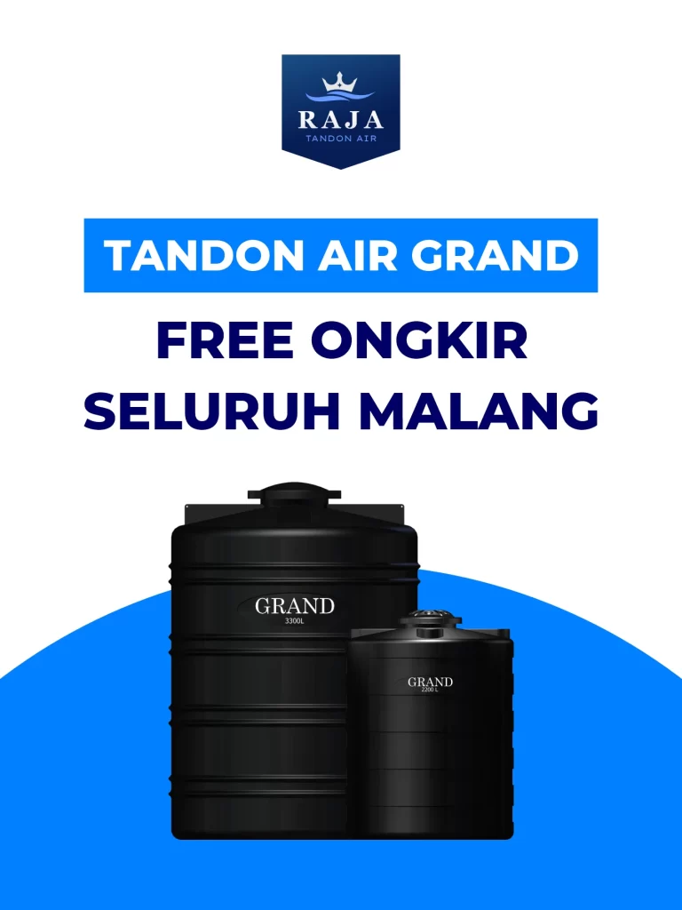 Tandon Air Grand, Free Ongkir Seluruh Malang