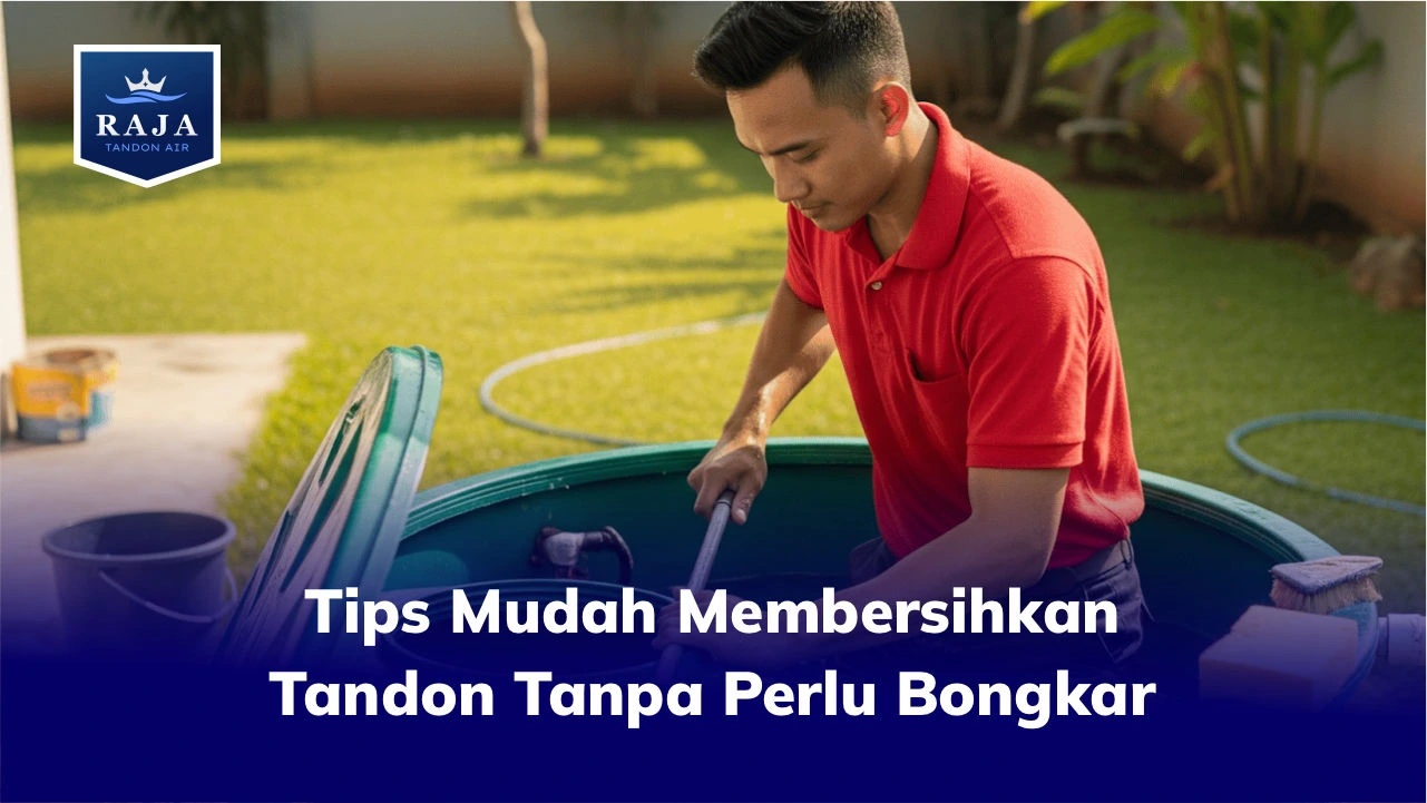 Tips Mudah Membersihkan Tandon Tanpa Perlu Bongkar