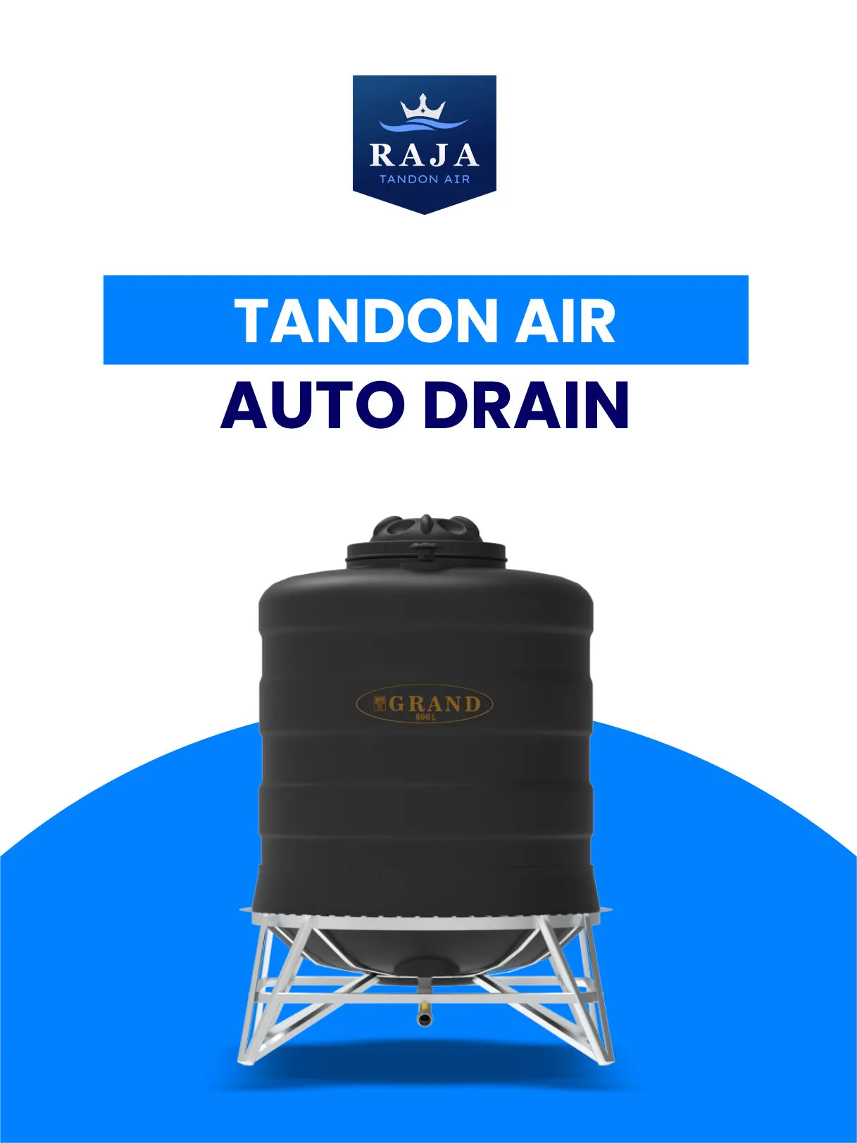 Tandon Air Auto Drain, Bebas Kuras
