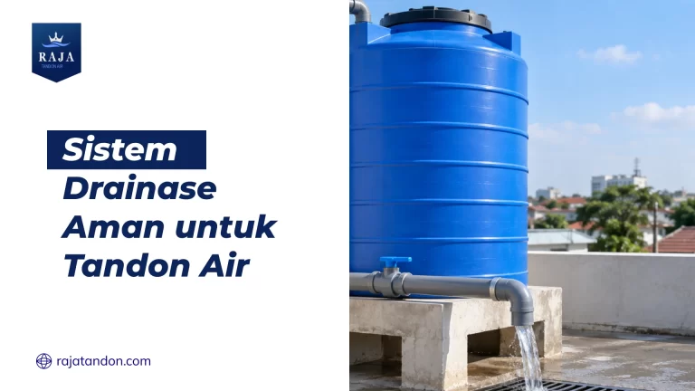 Sistem Drainase Aman untuk Tandon Air