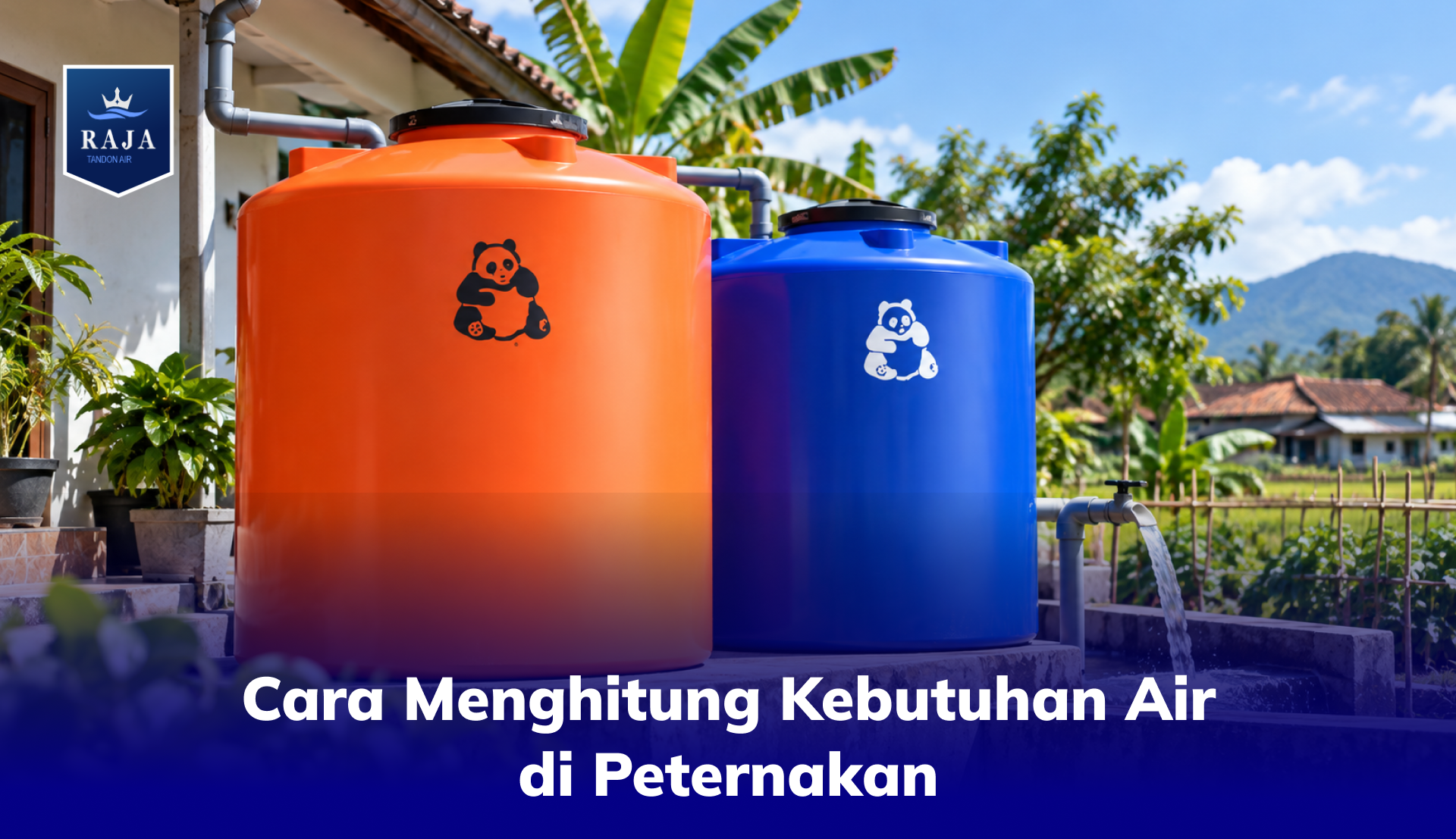 Cara Menghitung Kebutuhan Air di Peternakan