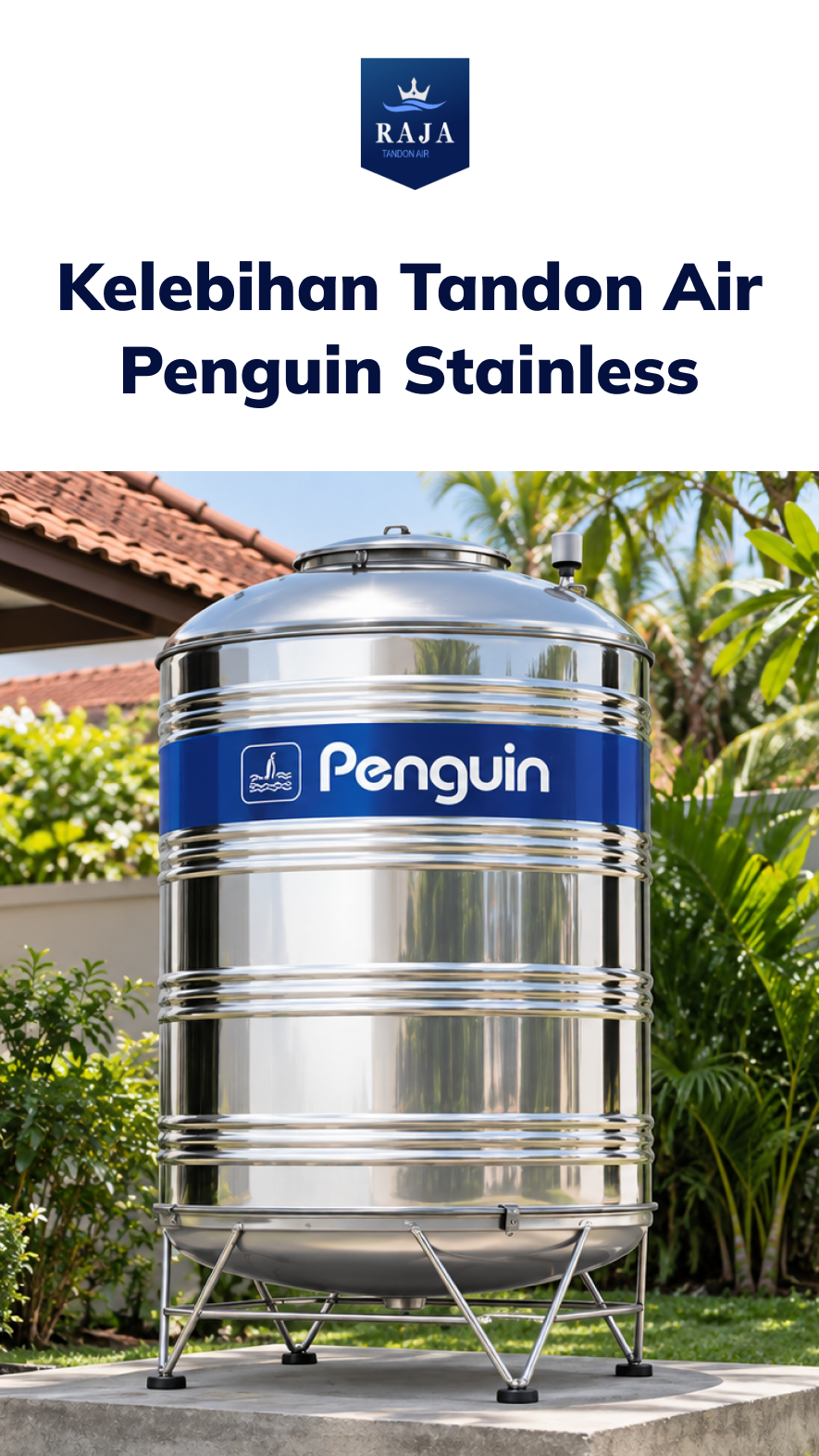 Kelebihan Tandon Air Penguin Stainless