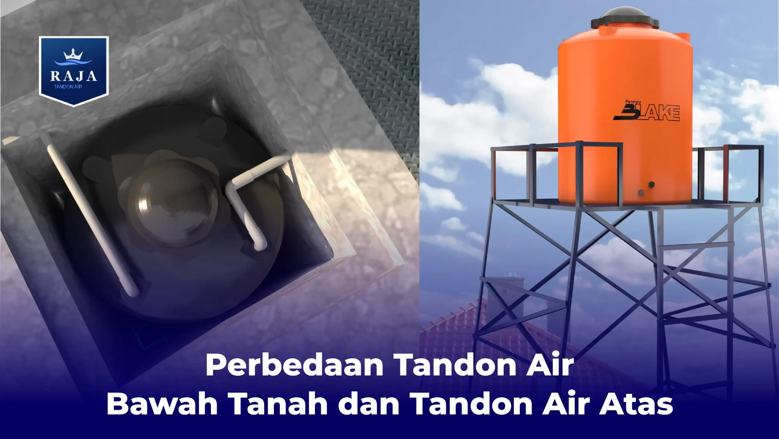 Perbedaan Tandon Air Bawah Tanah dan Tandon Air Atas