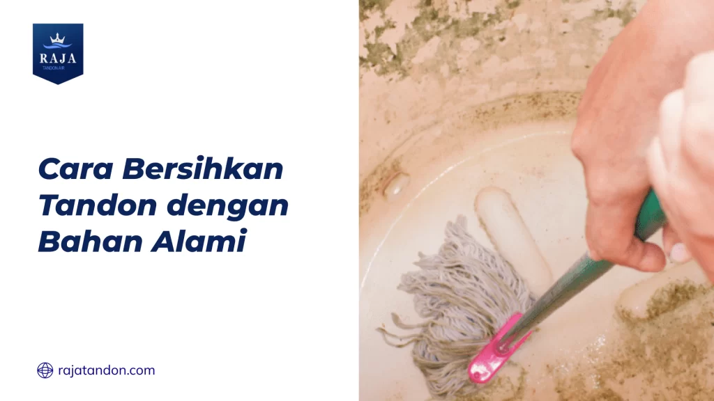 Cara Bersihkan Tandon dengan Bahan Alami