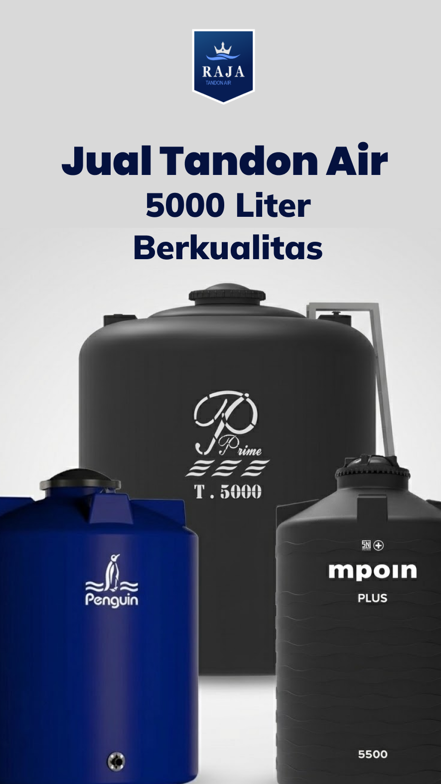 Jual Tandon Air 5000 Liter Berkualitas