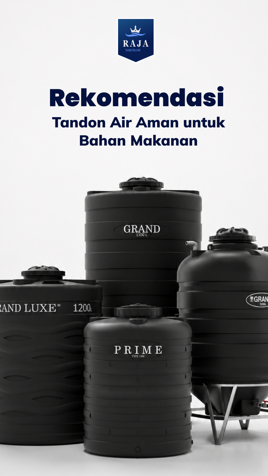 Rekomendasi Tandon Air Aman untuk Bahan Makanan