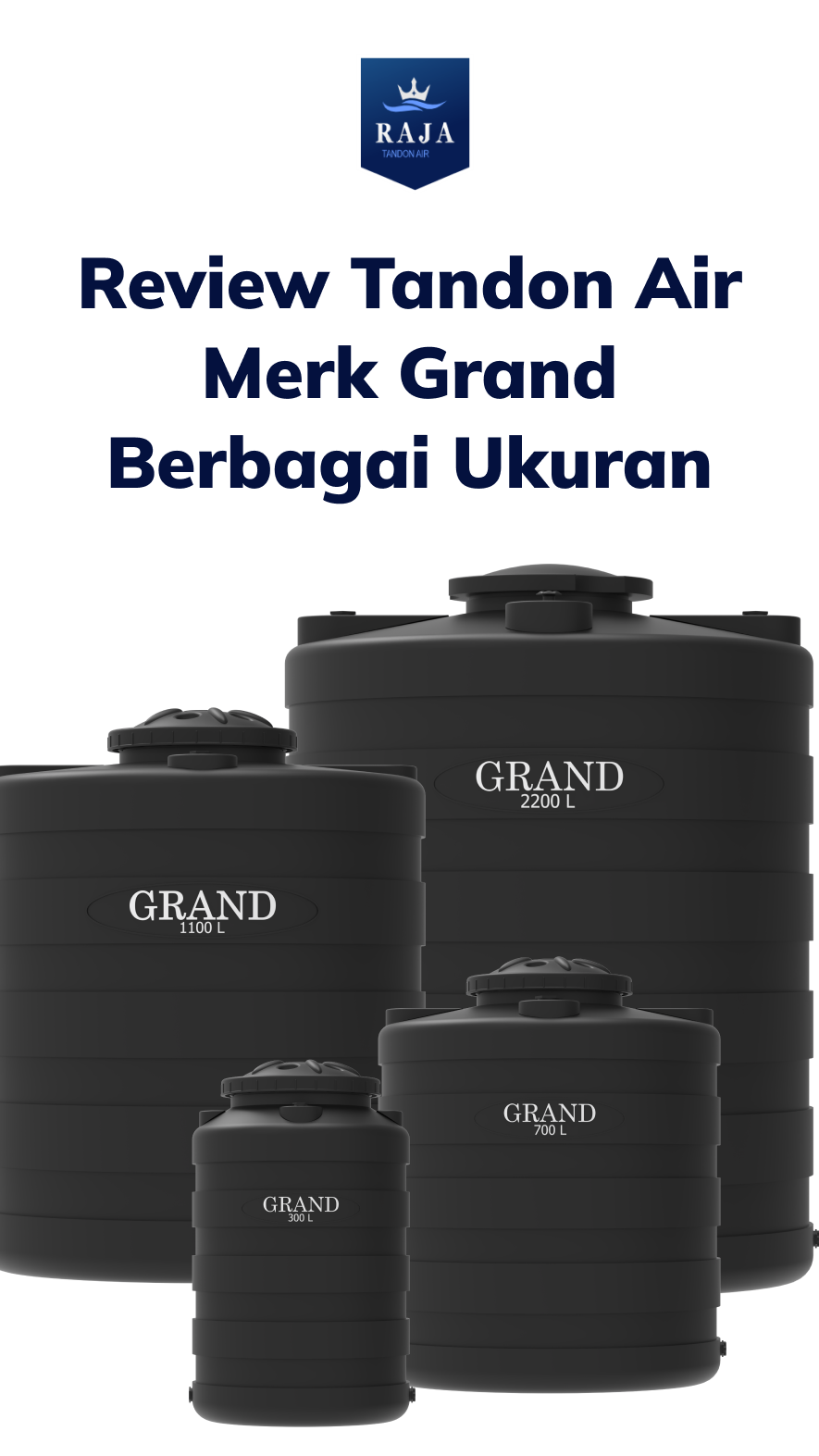 Review Tandon Air Merk Grand Berbagai Ukuran