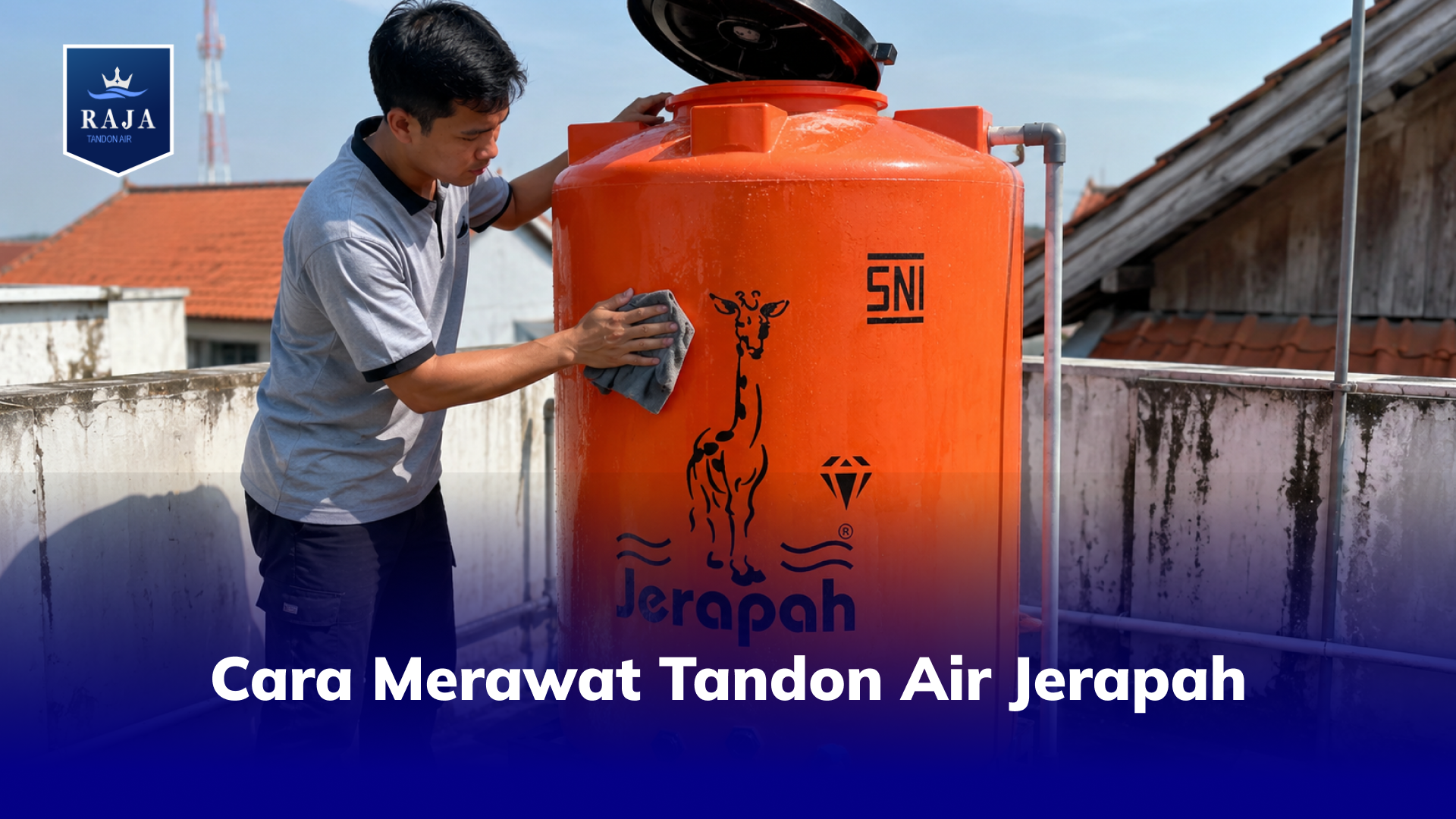 Cara Merawat Tandon Air Jerapah