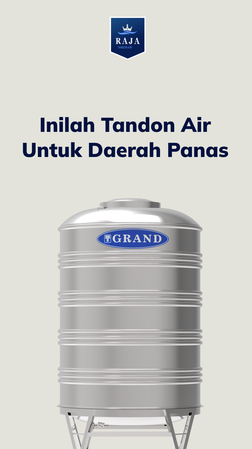 Inilah Tandon Air Untuk Daerah Panas