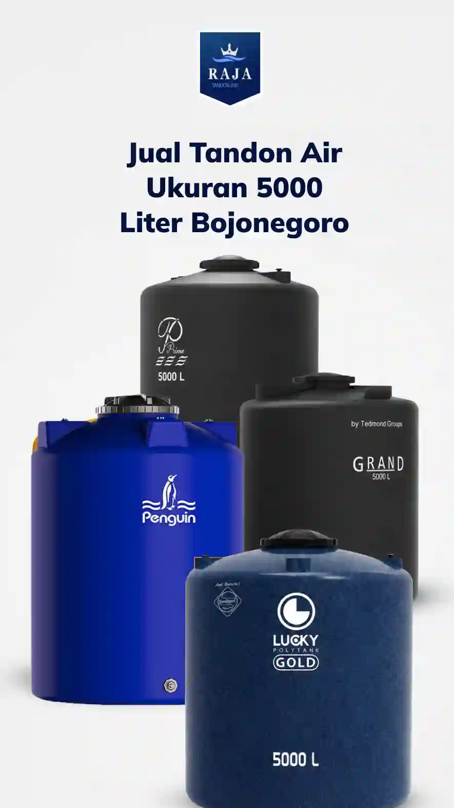 Jual Tandon Air Ukuran 5000 Liter Bojonegoro