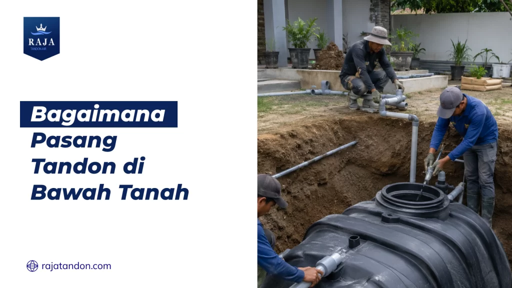 Bagaimana Pasang Tandon di Bawah Tanah?