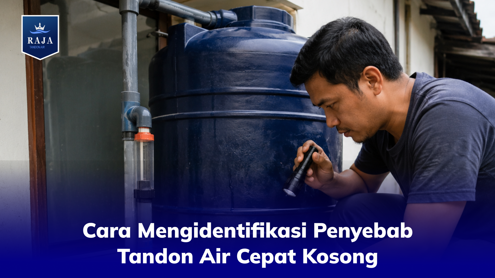 Cara Mengidentifikasi Penyebab Tandon Air Cepat Kosong