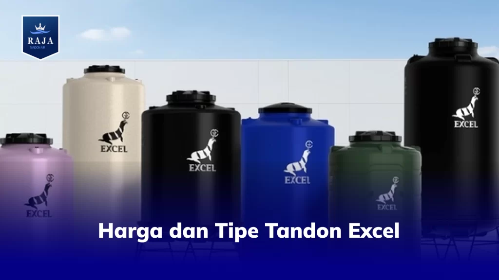 Harga dan Tipe Tandon Excel