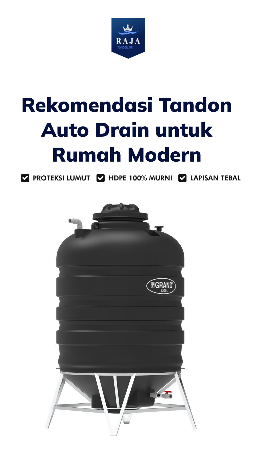 Rekomendasi Tandon Auto Drain untuk Rumah Modern