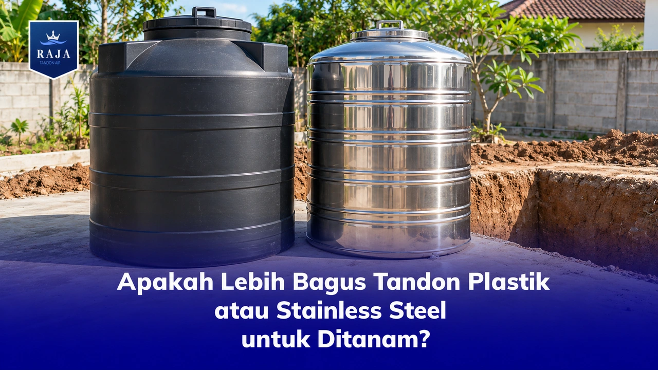 Apakah Lebih Bagus Tandon Plastik atau Stainless Steel untuk Ditanam?