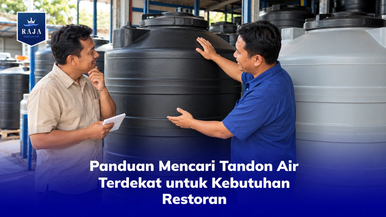 Panduan Mencari Tandon Air Terdekat untuk Kebutuhan Restoran