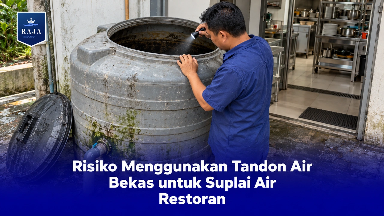 Risiko Menggunakan Tandon Air Bekas untuk Suplai Air Restoran