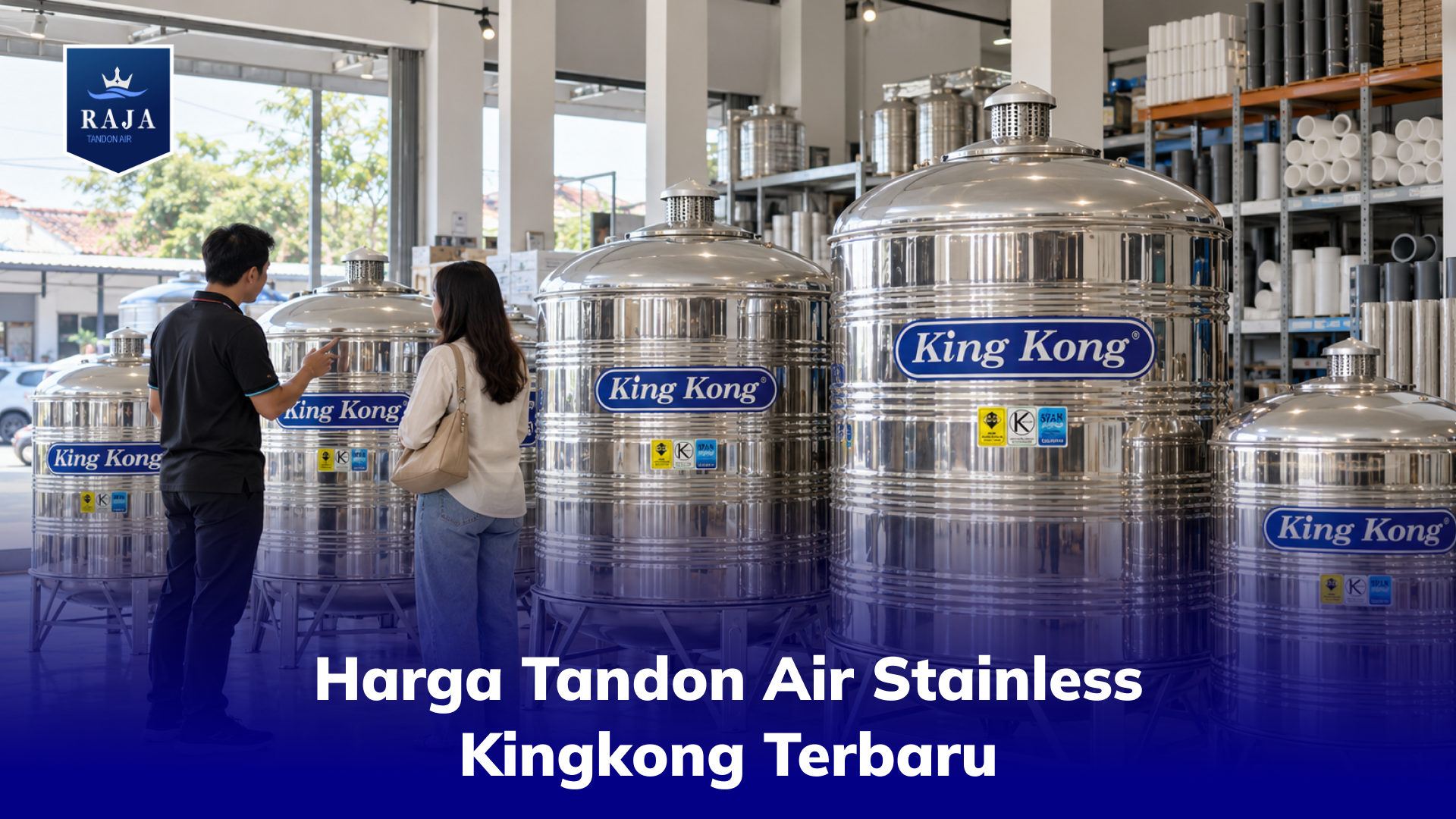 Harga Tandon Air Stainless Kingkong Terbaru