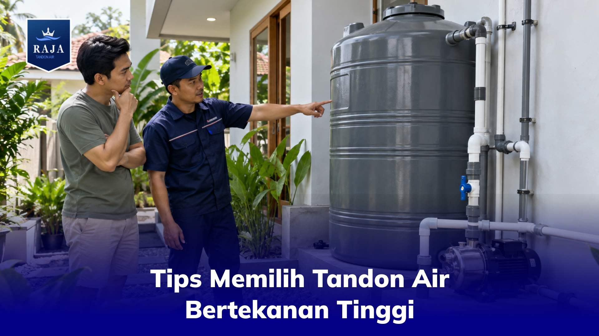 Tips Memilih Tandon Air Bertekanan Tinggi